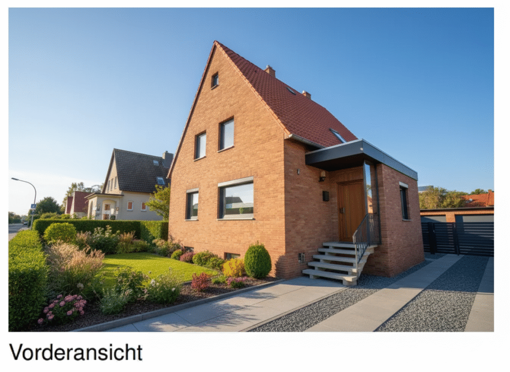 Visualisierung Ansicht Straße