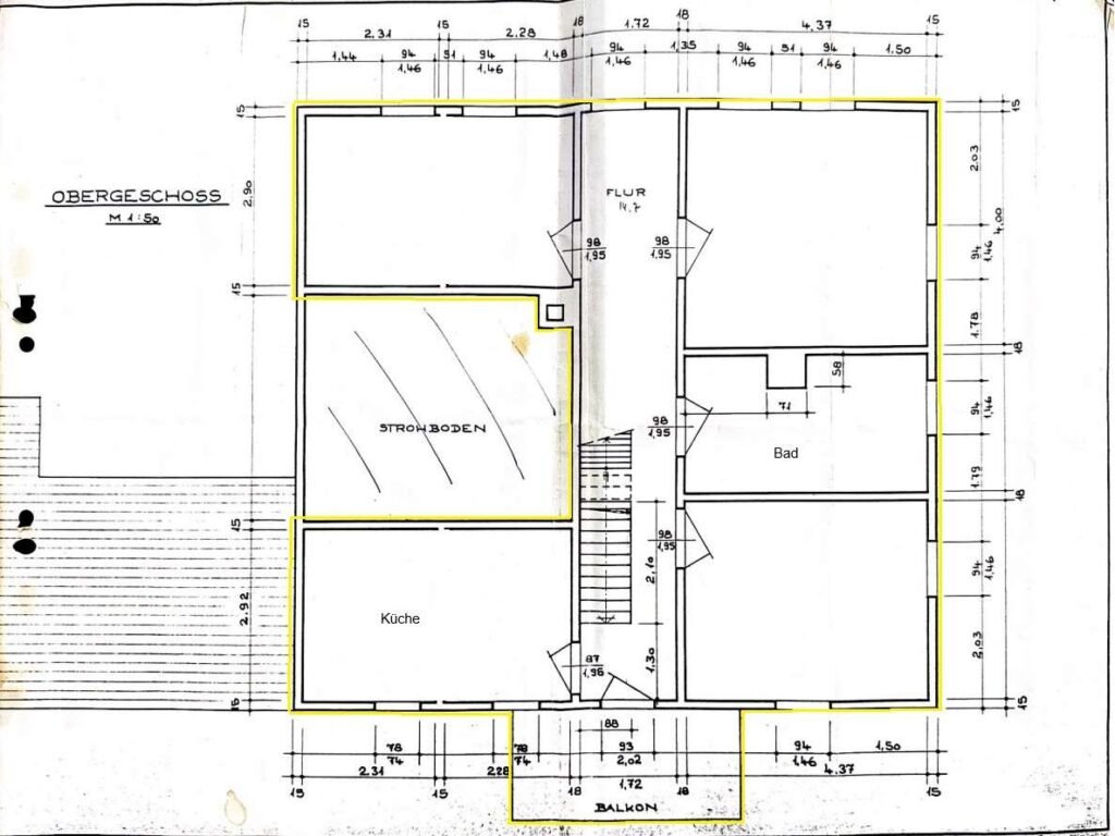 Grundriss Obergeschoss