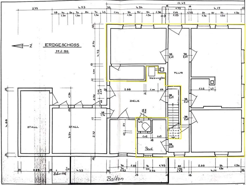 Grundriss Erdgeschoss