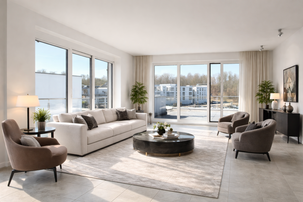 Visualisierung Wohnen Penthouse