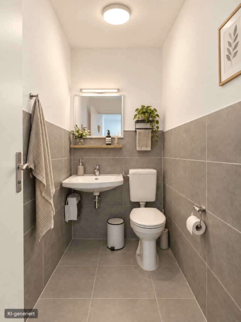 Visualisierung Gäste-WC