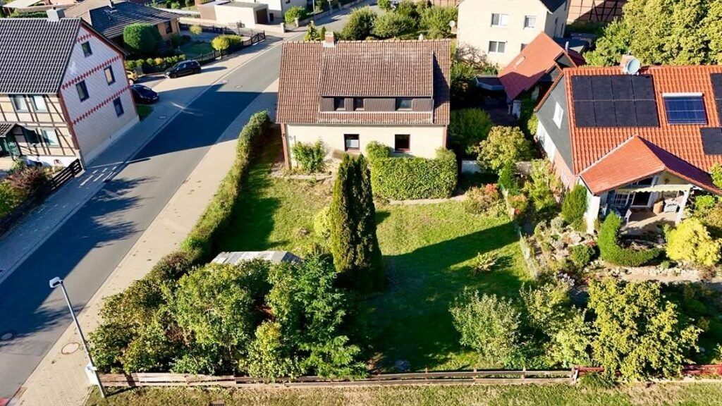 Luftbild Garten