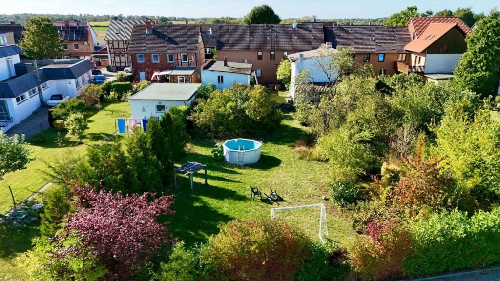 Luftbild Garten